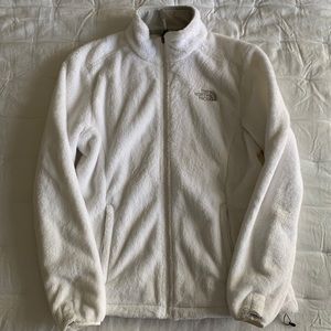 Women’s White North Face Fleece Size M